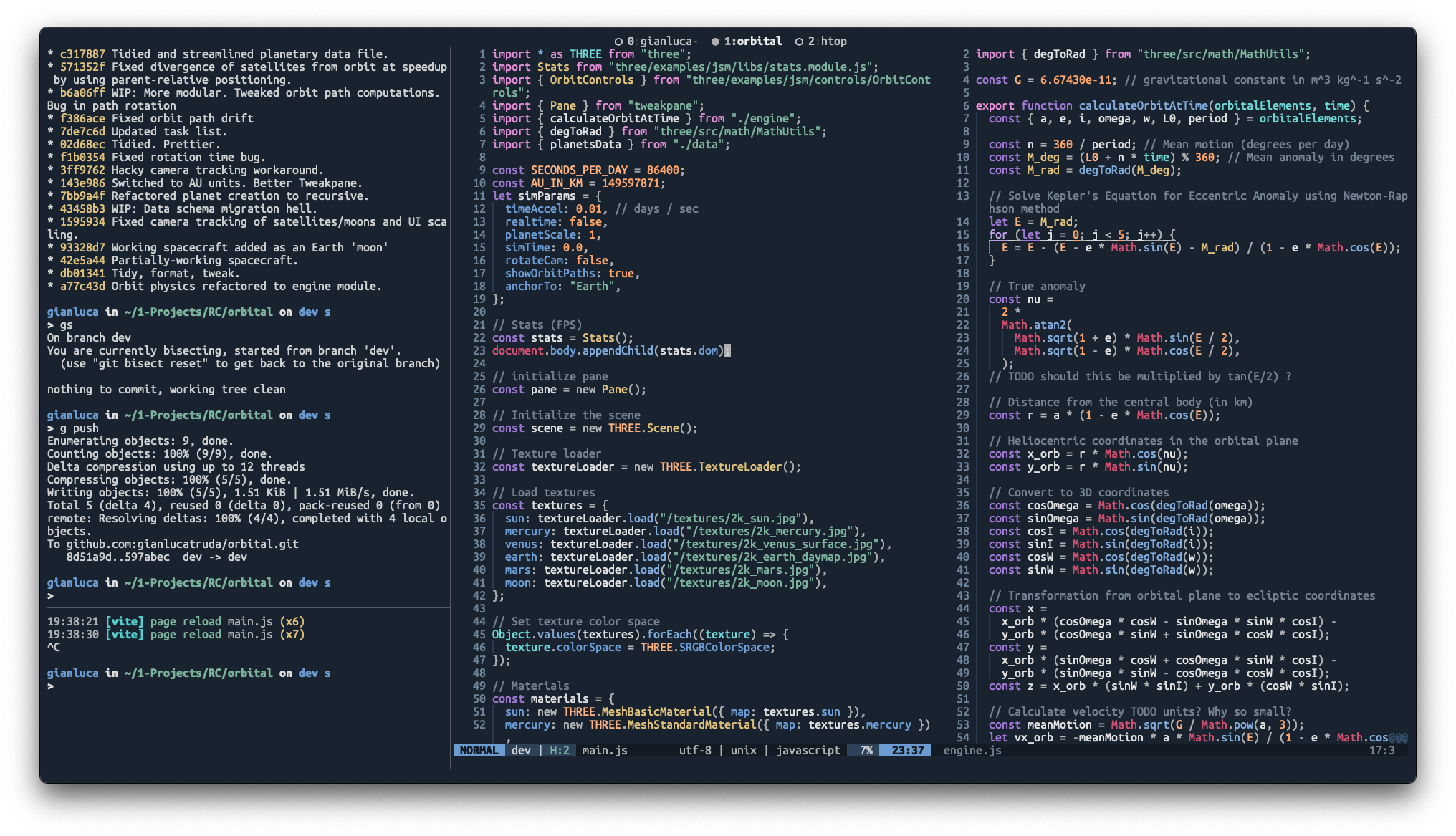 Tmux Updates in Terminal